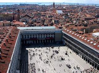 Het toeristische San Marco-plein